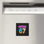 Mason 67 Ijs Drip Grappig Meme Zes Zeven Druppels Magneet (Insitu (Vaatwasser))