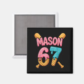 Mason 67 Ijs Drip Honkbal Magneet (Voorkant / Achterkant)