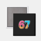 Mason 67 Ijs Drip Meme Zes Zeven Grappig (op C Magneet (Voorkant / Achterkant)