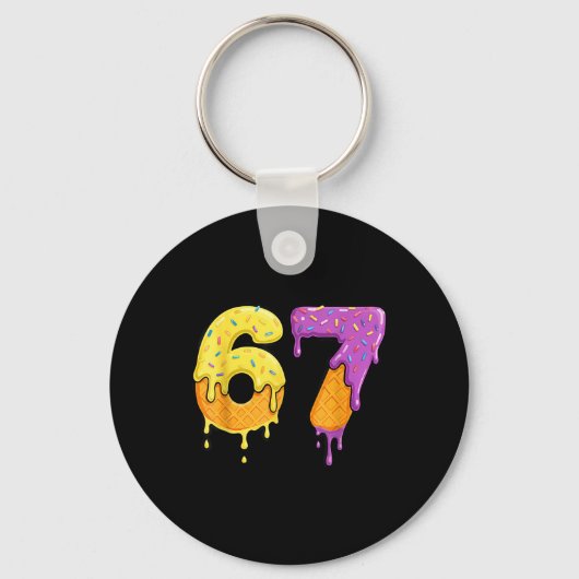 Mason 67 Ijs Drip Meme Zes Zeven Grappig  Sleutelhanger (Voorkant)