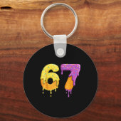 Mason 67 Ijs Drip Meme Zes Zeven Grappig  Sleutelhanger (Voorkant)