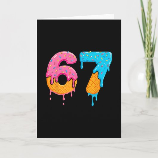 Mason 67 Ijs Drip Meme Zes Zeven Kaart (Voorkant)