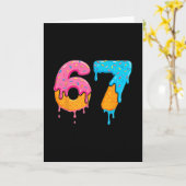 Mason 67 Ijs Drip Meme Zes Zeven Kaart (Gele Bloem)