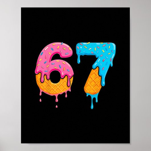 Mason 67 Ijs Drip Meme Zes Zeven Poster (Voorkant)