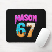 Mason 67 Ijs druppel Grappige Meme Zes Zeven Drupp Muismat (Met muis)