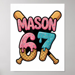 Mason 67 Ijs Druppel Verkoop Poster