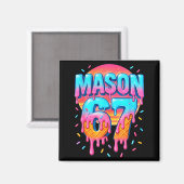 Mason 67 Kostuum Ijsje Baseball Drip 6 7 Meme Magneet (Voorkant / Achterkant)