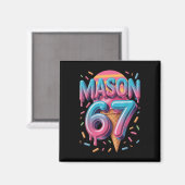 Mason 67 Meme Ijs Bysebyll Drip _1 Magneet (Voorkant / Achterkant)
