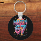 Mason 67 Meme Ijs Bysebyll Drip _1 Sleutelhanger (Voorkant)