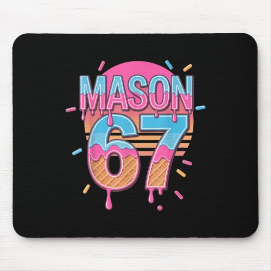 Mason 67 Meme Ijs Bysebyll Drip Muismat (Voorkant)
