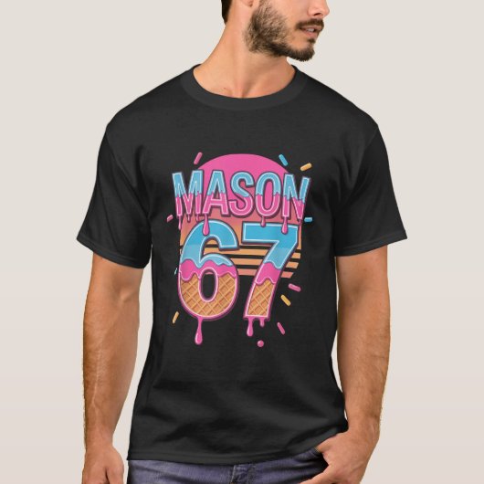 Mason 67 Meme Ijs Bysebyll Drip T-shirt (Voorkant)
