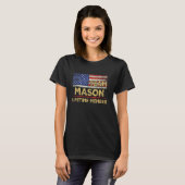 Mason Achternaam Shirt Team Mason Levenslang Lid (Voorkant volledig)