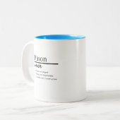 Mason, Boy Gepersonaliseerde Naam Definitie Mok (Voorkant links)