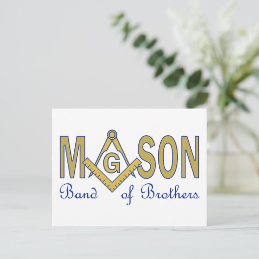 Mason Briefkaart (Staand voorkant)