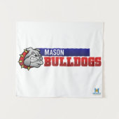 Mason Bulldogs #3 Wandkleed (Voorkant (horizontaal))