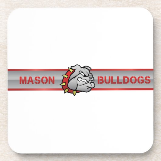 Mason Bulldogs #4 Bier Onderzetter (Voorkant)