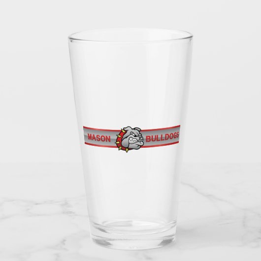 Mason Bulldogs #4 Glas (Voorkant)