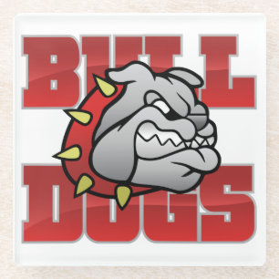 Mason Bulldogs #5 Glazen Onderzetter