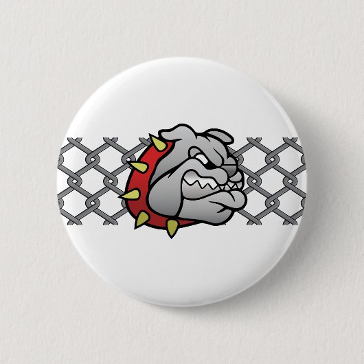 Mason Bulldogs #6 Ronde Button 5,7 Cm (Voorkant)