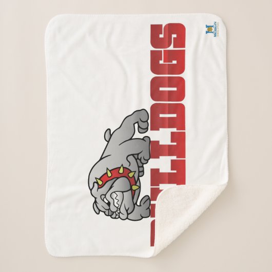 Mason Bulldogs #8 Sherpa Deken (Voorkant)