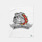 Mason Bulldogs Fleece Deken (Voorkant)