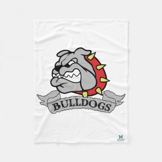 Mason Bulldogs Fleece Deken (Voorkant)