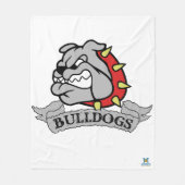 Mason Bulldogs Fleece Deken (Voorkant)