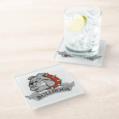 Mason Bulldogs Glazen Onderzetter (Schuin)