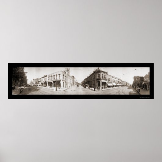 Mason City, IA Foto 1907 Poster (Voorkant)