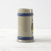 Mason Coat of Arms Stein / Mason Crest Stein Bierpul (Center)
