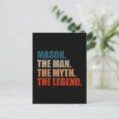 Mason De Man De Mythe De Legende Briefkaart (Staand voorkant)