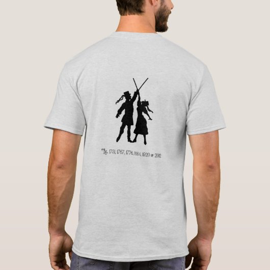 Mason Dixon Border Morris—small lantern T-shirt (Achterkant)
