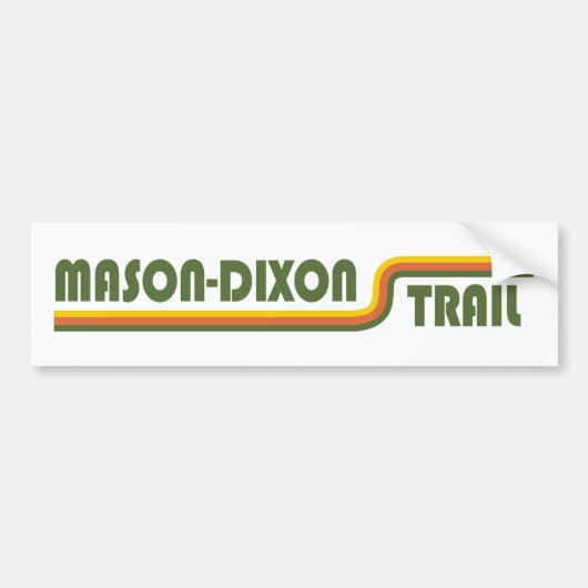 Mason-Dixon Trail Bumpersticker (Voorkant)