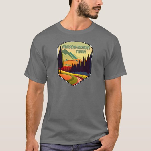 Mason-Dixon Trail Kleuren T-shirt (Voorkant)