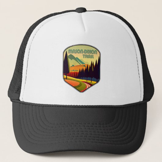Mason-Dixon Trail Kleuren Trucker Pet (Voorkant)