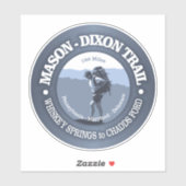 Mason-Dixson Trail (BG) Sticker (Vel)