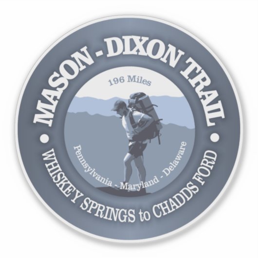 Mason-Dixson Trail (BG) Sticker (Voorkant)
