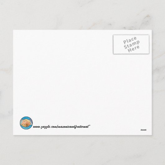 Mason en Shriner kerstcadeaus Feestdagenkaart (Achterkant)