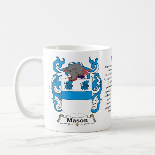 Mason Family Coat of Arms Mok (Links)