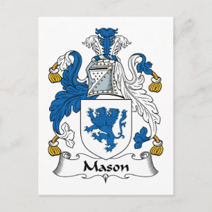 Mason Family Crest Briefkaart