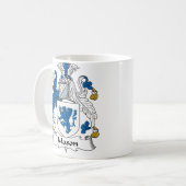 Mason Family Crest Koffiemok (Voorkant links)
