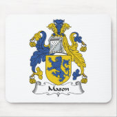 Mason Family Crest Muismat (Voorkant)
