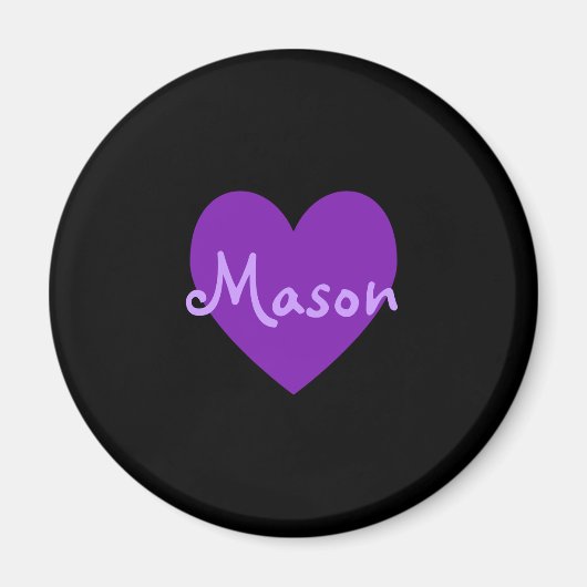 Mason in Paars Magneet (Voorkant)