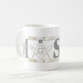 Mason in Stone Koffiemok (Voorkant links)