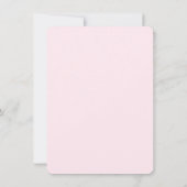 Mason Jar and Lace Waterverf Floral Baby shower Kaart (Achterkant)