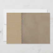 Mason Jar Baby shower Invitation Kaart (Achterkant)