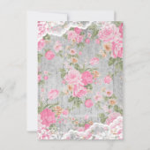 Mason Jar Baby shower Kaart (Achterkant)