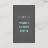 Mason Jar Beach Nautical Coastal Underwater Visitekaartje (Achterkant)