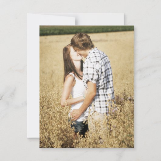 Mason Jar Betoverde Bos Bruiloft Save the Date (Achterkant)