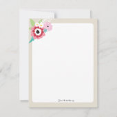 Mason Jar Bloemen Recept Kaart (Achterkant)